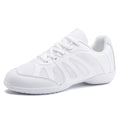 TWDKCHER 2317white Youth Cheer Shoes Girls White Cheerleading Shoes Dance Athletic Training Breathable Fabric Dancing Lightweight Competition Comfortable Sport Kids Girls Cheer Sneakers
