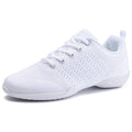 Youth Cheer Shoes Girls White Cheerleading Shoes Dance Athletic Training Breathable fabric Dancing Lightweight Competition Comfortable sport kids girls cheer Sneakers