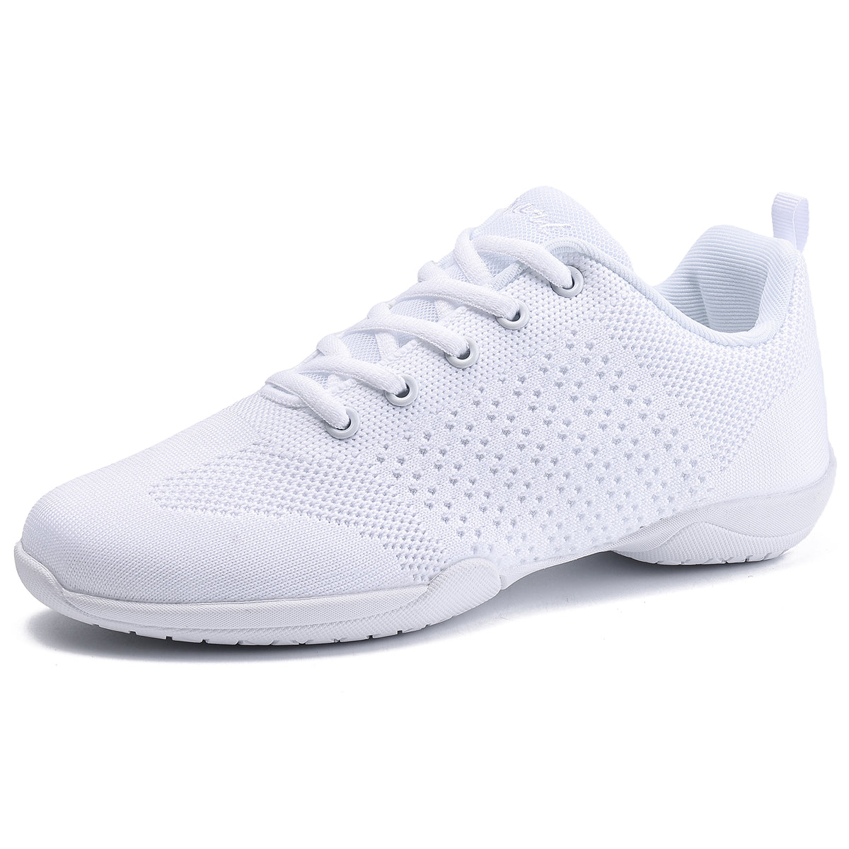 Youth Cheer Shoes Girls White Cheerleading Shoes Dance Athletic Training Breathable fabric Dancing Lightweight Competition Comfortable sport kids girls cheer Sneakers