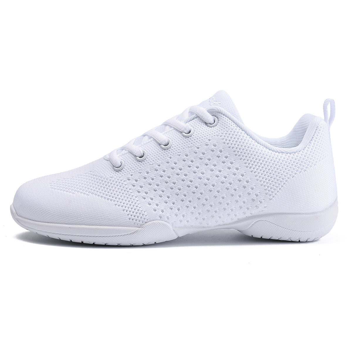 Youth Cheer Shoes Girls White Cheerleading Shoes Dance Athletic Training Breathable fabric Dancing Lightweight Competition Comfortable sport kids girls cheer Sneakers