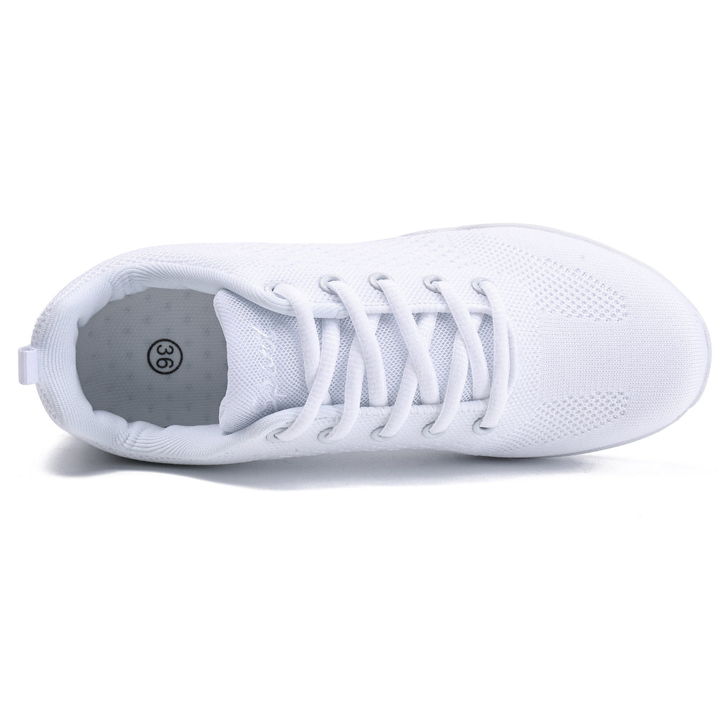 Youth Cheer Shoes Girls White Cheerleading Shoes Dance Athletic Training Breathable fabric Dancing Lightweight Competition Comfortable sport kids girls cheer Sneakers