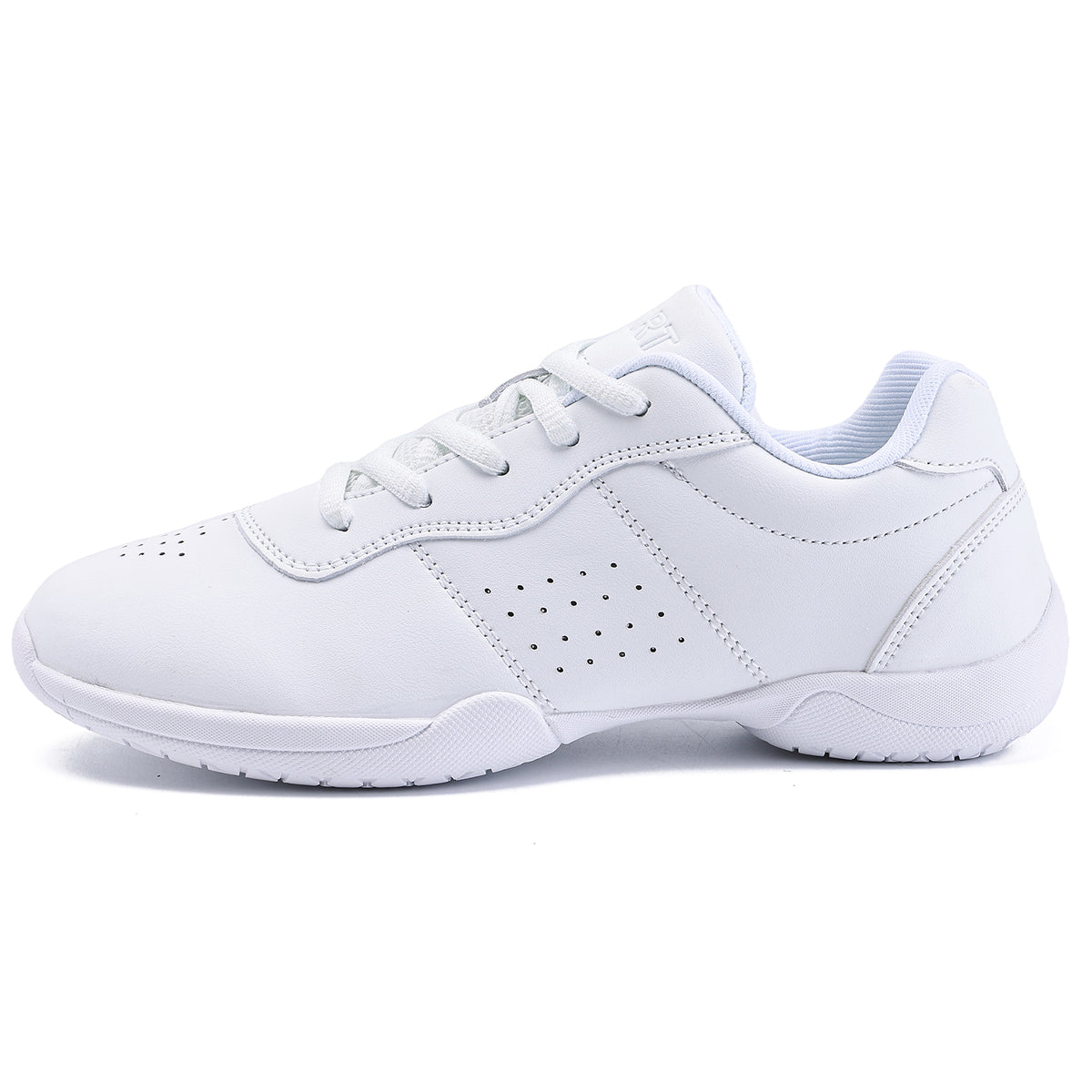 White Cheer Shoes for Girls Womens Cheerleading Shoes Girl Youth Breathable Lightweight Comfortable Kids Cheer Sneakers Size