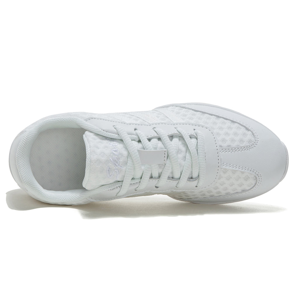 TWDKCHER 2302white white Cheer Shoes for Girls Womens Cheerleading Shoes girl youth Breathable Lightweight Comfortable kids cheer Sneakers size