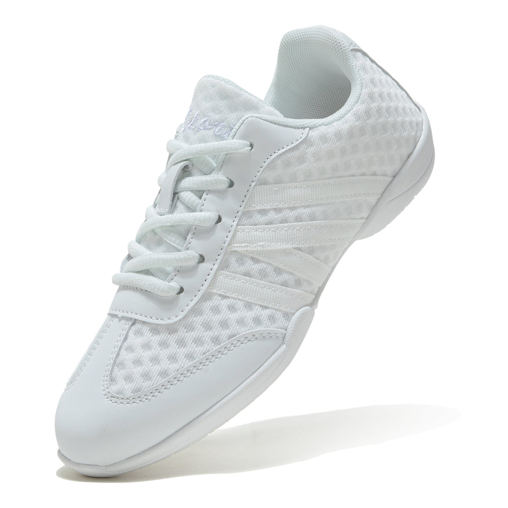 TWDKCHER 2302white white Cheer Shoes for Girls Womens Cheerleading Shoes girl youth Breathable Lightweight Comfortable kids cheer Sneakers size
