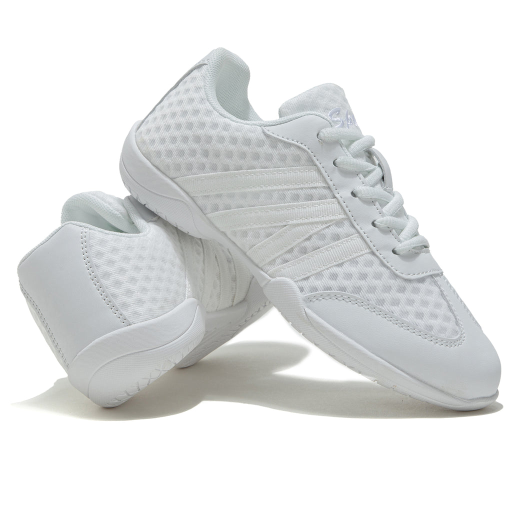 TWDKCHER 2302white white Cheer Shoes for Girls Womens Cheerleading Shoes girl youth Breathable Lightweight Comfortable kids cheer Sneakers size