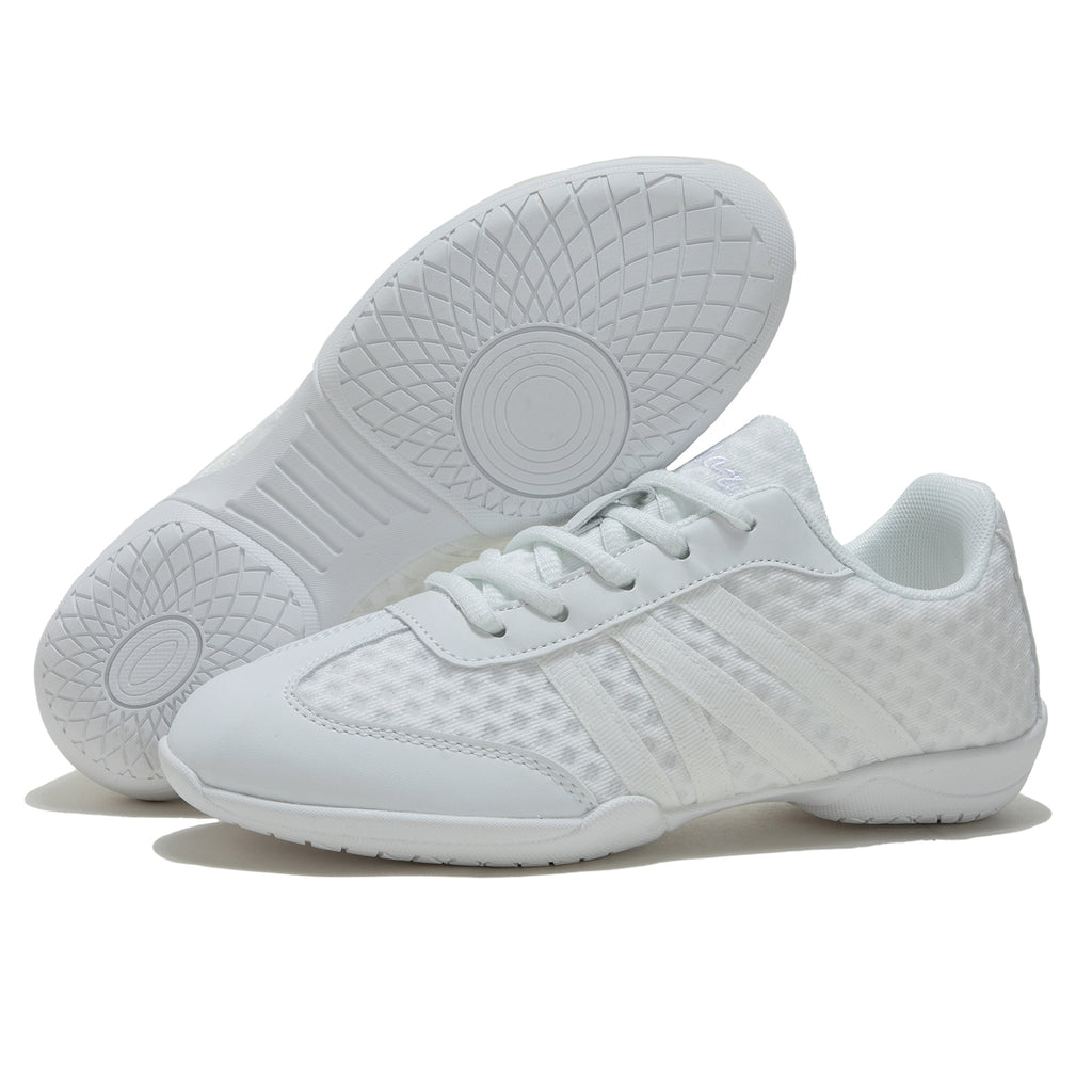 TWDKCHER 2302white white Cheer Shoes for Girls Womens Cheerleading Shoes girl youth Breathable Lightweight Comfortable kids cheer Sneakers size